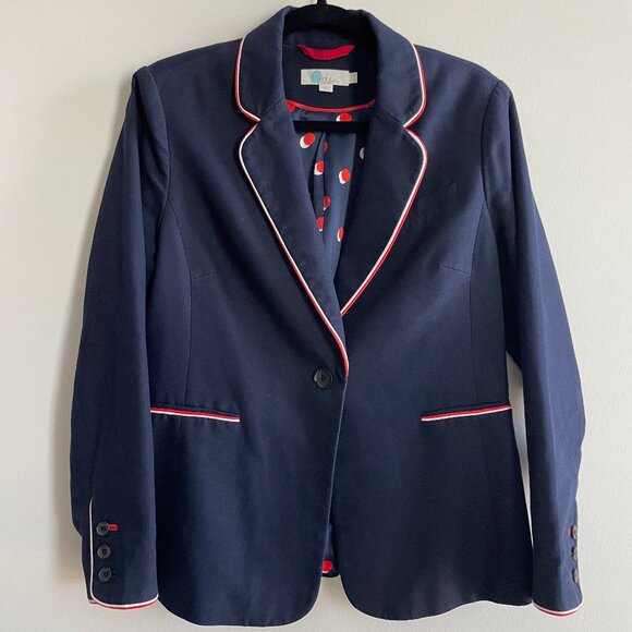 Boden Lilah Blazer Sz 12 - Picture 3 of 6